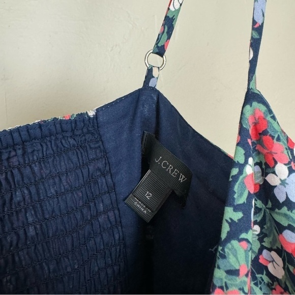 J. Crew Ruffle Hem Dress in Liberty Sarah Floral Fabric - Picture 5 of 10